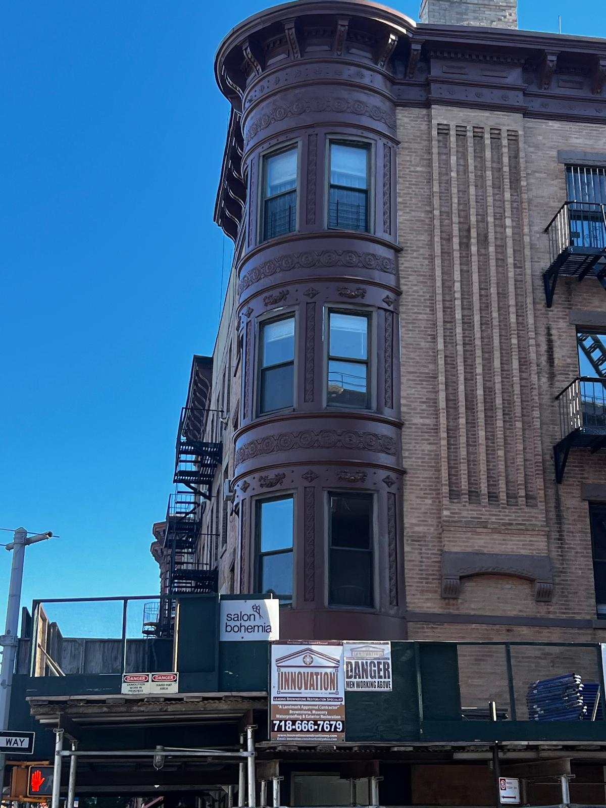 brownstone contractor, brownstone restoration, brickwork, waterproofing, roofing,